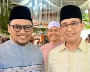 Calon Wali Kota Padang, Muhammad Iqbal bersama eks Capres 2024, Anies Baswedan. (Foto: Dok. Instagram/@muhammadiqbalpsy)