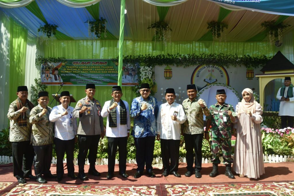 Musabaqoh Tilawatil Quran (MTQ) Kota Padang ke-41 Kecamatan Koto Tangah secara resmi dibuka Penjabat Wali Kota (Pj Wako) Padang, Andree Harmadi Algamar. (Foto: Dok. Prokopim)