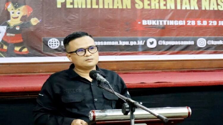 Ketua KPU Pasaman, Taufiq. (Antara)