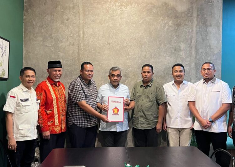 Gerindra mengusung duet Yota Balad-Mulyadi untuk Pilwako Pariaman 2024. (Foto: Dok. Tim AR)