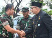 Pj Wako Dampingi Kasad Tinjau Pembangunan Koramil 04/Lubeg