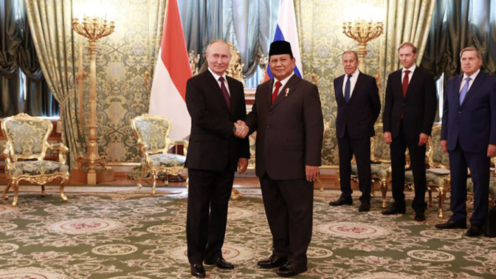 Menteri Pertahanan (Menhan) RI Melakukan Kunjungan Kerja ke Rusia dan Membahas Kerja Sama Bilateral Diperluas di Berbagai Bidang Serta peningkatan kolaborasi dalam pemanfaatan energi nuklir. Kamis, (1/7/2024). (dok. Humas Kemhan RI)