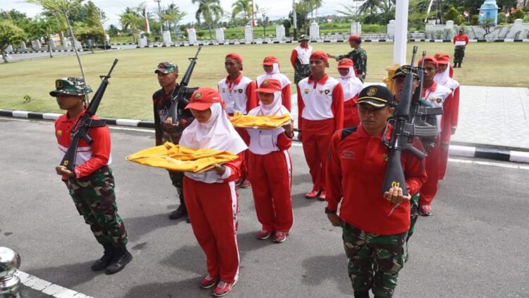 Anggota Paskibrakan Kota Pariaman siap menjalankan tugasnya di HUT RI ke-79. (Foto: Dok. Istimewa)