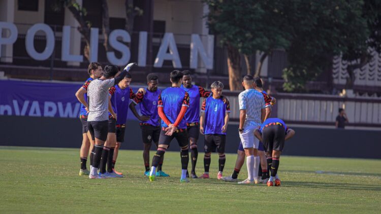 Latihan pemain Semen Padang FC jelang melawan PSS Sleman. (dok. MO Semen Padang FC)