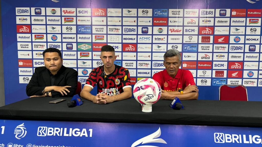 Prematch press conference Bali United vs Semen Padang FC. (dok. MO Semen Padang FC)