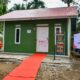 Rumah yang dibangun menggunakan sepablock diresmikan Dirut Semen Padang. (dok. Humas)