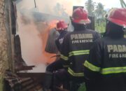 Kebakaran Lumat Dua Petak Rumah-Satu Motor di Kuranji