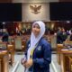 Siswa SMAN 1 Bayang, Embun Nuraisya saat di gedung DPR RI mengikuti ajang Parlemen Remaja 2024. (dok. istimewa)