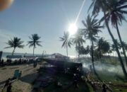 Surau di Pinggir Pantai Pasir Jambak Padang Hangus Terbakar