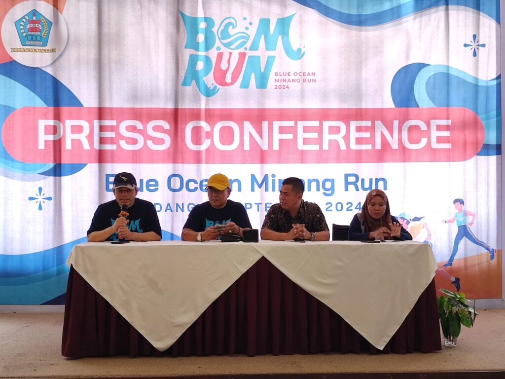 Konferensi Pers penyelenggaraan BOM Run 2024 yang digelar oleh Ikasmantri, Minggu (1/9/2024) siang. (Foto: Dok. Istimewa)