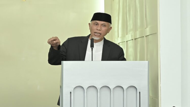 Gubernur Sumbar meresmikan pemakaian Masjid Taqwa di Jorong Turawan, Nagari III Koto, Kecamatan Rambatan, Kabupaten Tanahdatar, Minggu (1/9/2024). (Foto: Dok. Diskominfotik Sumbar)