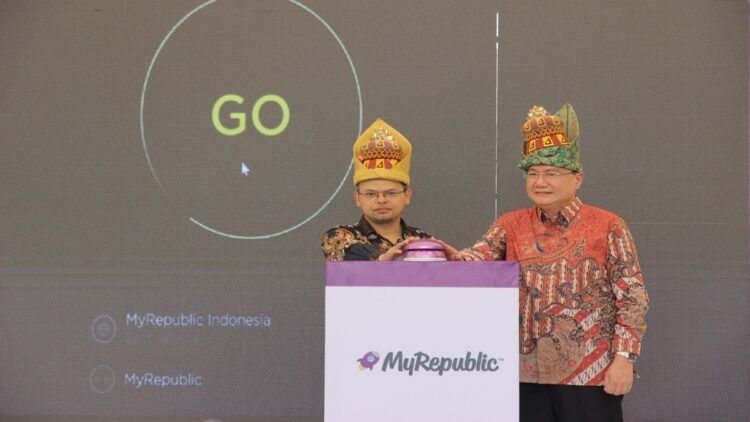 Peresmian layanan internet MyRepublic di Banda Aceh. (Foto: Dok. MyRepublic)