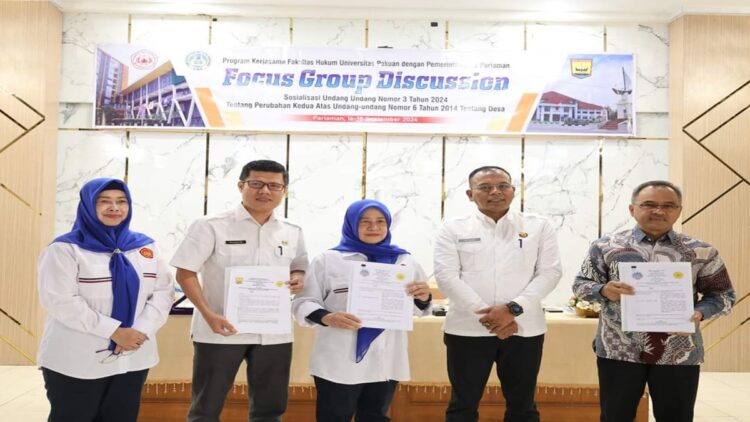 Focus Group Discussion (FGD) Penyusunan Produk Hukum Desa, Pasca Perubahan Undang-Undang Nomor 3 Tahun 2024, tentang Perubahan Kedua UU Nomor 6 Tahun 2014 tentang Desa. (Foto: Dok. Istimewa)