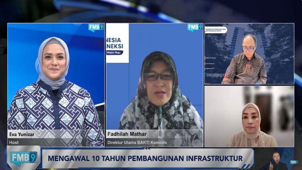 Dialog FMB9 Kominfo dengan tajuk "Mengawal 10 Tahun Pembangunan Infrastruktur". (dok. istimewa)