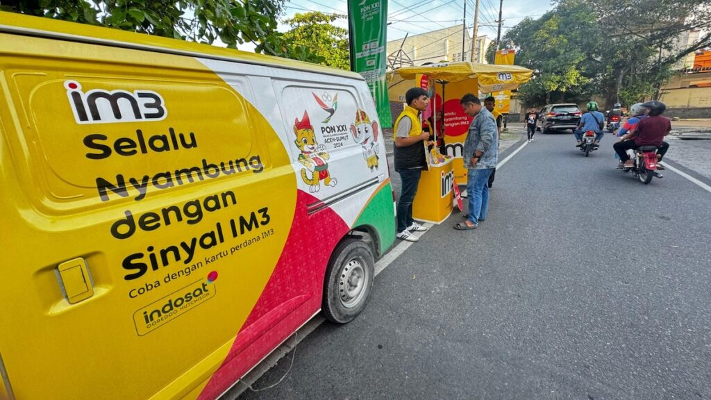 Indosat buka stand di PON XXI. (dok. Indosat)