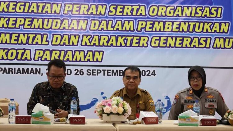 Kegiatan peran serta organisasi kepemudaan di Pariaman. (dok. istimewa)