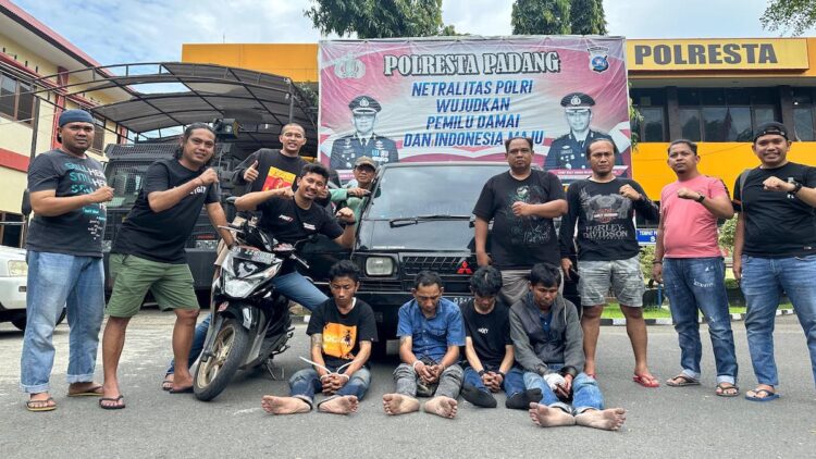 Komplotan pencurian mobil bak terbuka di Padang diciduk Tim Klewang. (dok. Tim Klewang)