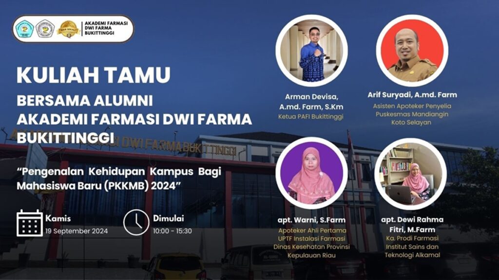 Kuliah tamu Akademi Farmasi Dwi Farma Bukittinggi. (dok. istimewa)