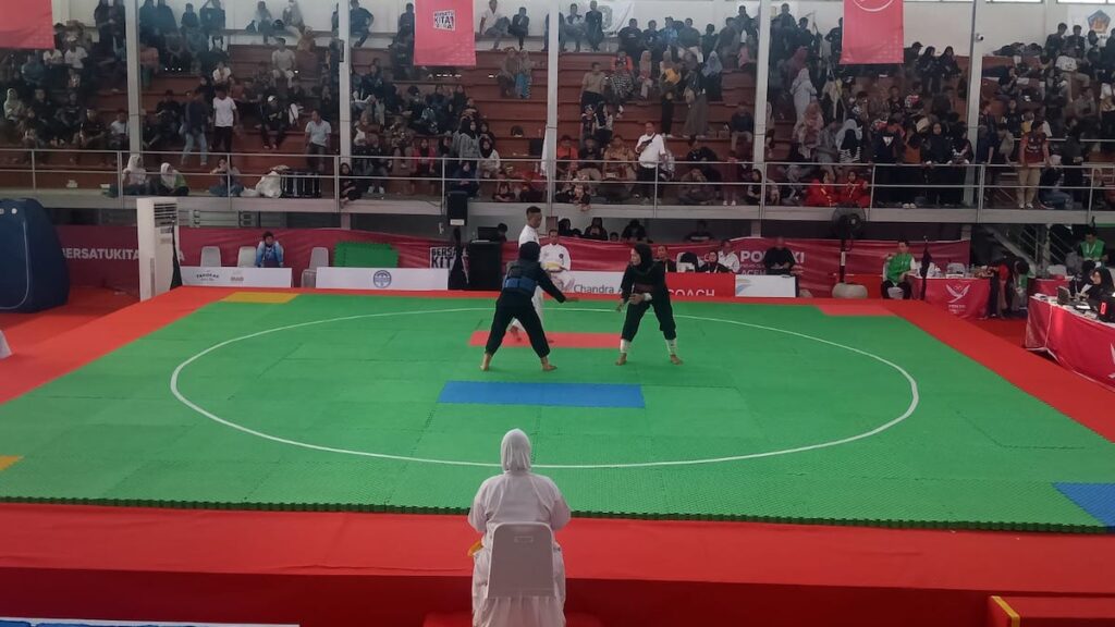 Pesilat Sumbar lolos ke babak final PON XXI. (dok. istimewa)