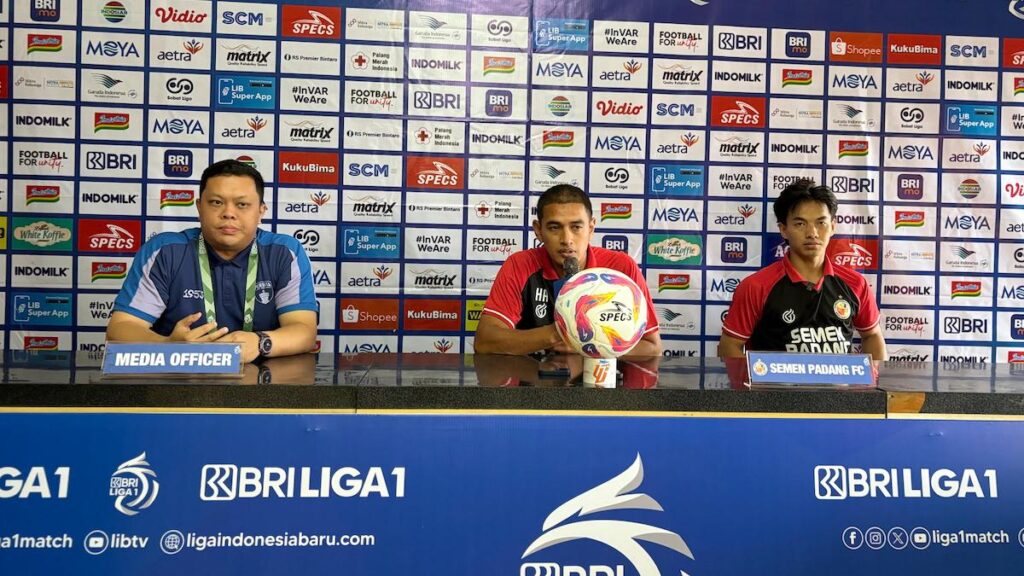 Prematch press conference laga Persita kontra Semen Padang FC. (dok. MO SPFC)