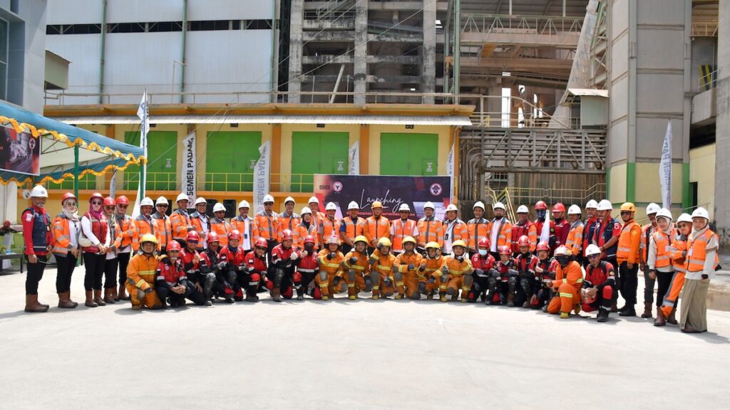 Semen Padang launching tim Tanggap Darurat keselamatan kerja. (dok. Humas)