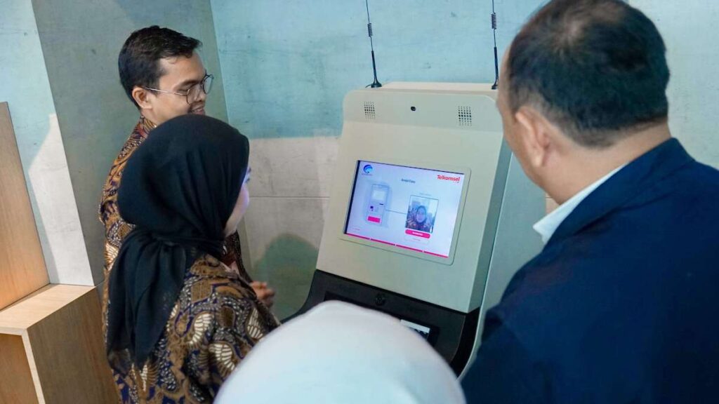 Telkomsel Uji Coba Teknologi Biometrik di GraPARI. (dok. Telkomsel)