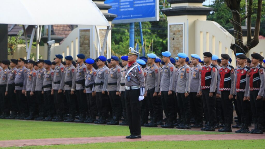 Apel operasi zebra singgalang 2024 di Mapolda Sumbar. (dok. Humas)