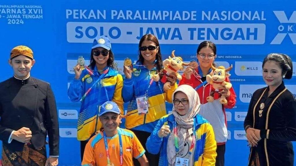 Atlet Sumbar raih medali di ajang Peparnas 2024. (dok. istimewa)