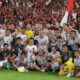 Selebrasi pemain Timnas Indonesia menahan imbang dua tim kuat di babak ketiga kualifikasi Piala Dunia 2024 pada Agustus lalu. (dok. istimewa)
