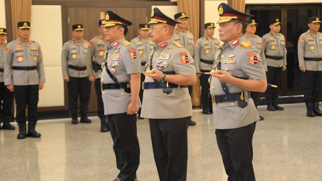 Sertijab tiga jenderal di Mabes Polri. (dok. istimewa)