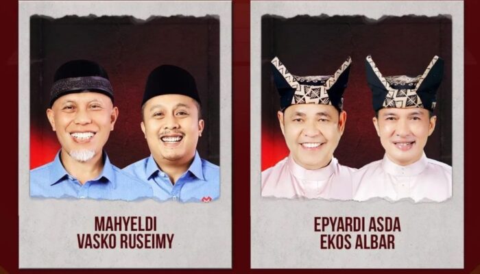 Hasil Quick Count Sementara: Mahyeldi-Vasko Unggul Jauh dari Epyardi-Ekos