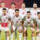 Sebelas pesepak bola Timnas Indonesia berpose ke arah fotografer sebelum bertanding melawan Timnas Bahrain dalam laga Grup C putaran ketiga Kualifikasi Piala Dunia 2026 zona Asia yang berakhir seri 2-2 di Stadion Nasional Bahrain, Kamis (10/10/2024). ANTARA FOTO/HO-PSSI/app/YU/aa. (Handout PSSI)