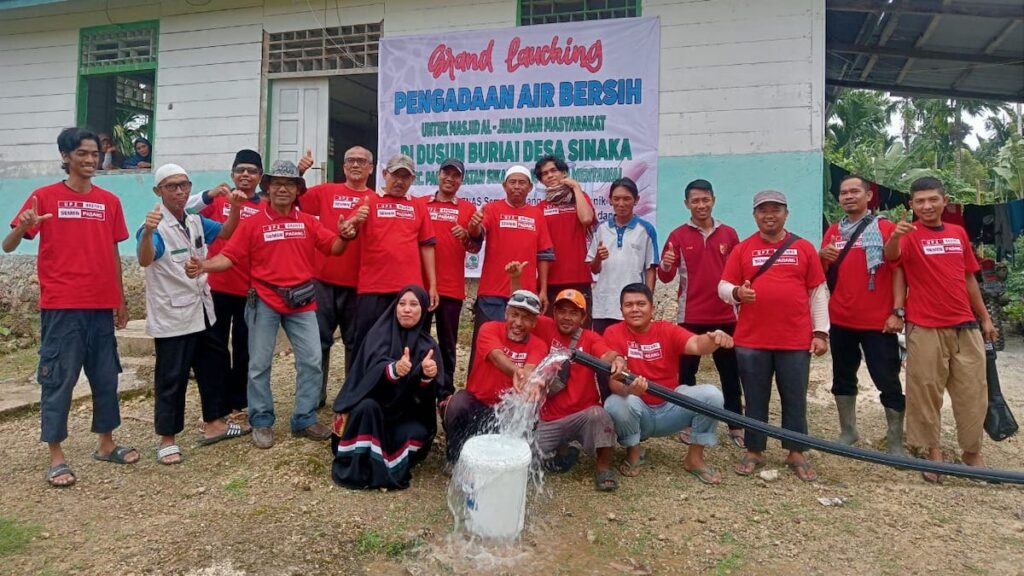 UPZ Baznas Semen Padang Resmikan Air Bersih di pedalaman Kabupaten Kepulauan Mentawai beberapa waktu lalu. (dok. Humas)