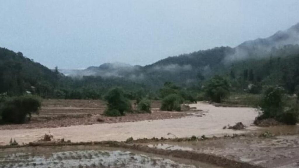 Banjir di Sijunjung. (dok. BNPB)