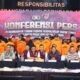 Konferensi pers pengungkapan kasus TPPO oleh Mabes Polri. (dok. Divhumas Polri)