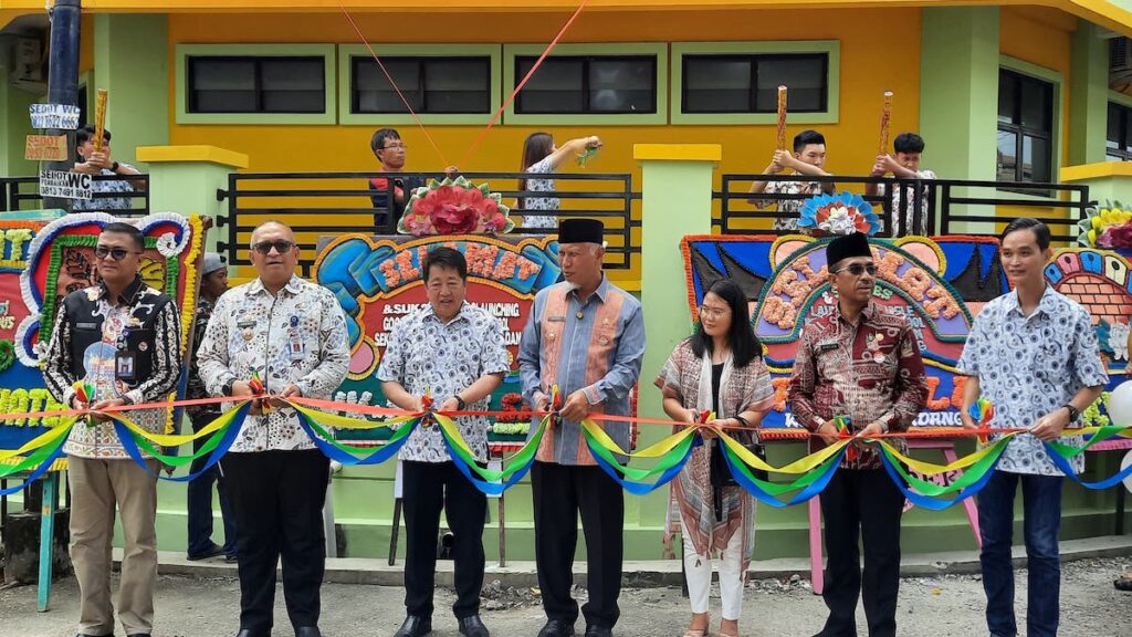 Peresmian Google Reference School di Sekolah Kristen Kalam Kudus Padang. (dok. Radarsumbar)