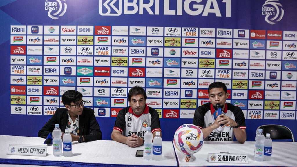 Prematch press conference PSIS Semarang vs Semen Padang FC. (dok. MO SPFC)