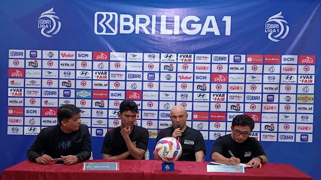 Prematch press conference Semen Padang FC vs PSM. (dok. Radarsumbar)