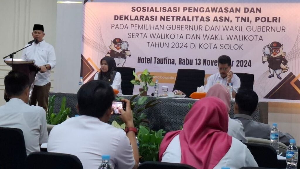 Sosialisasi Bawaslu Kota Solok. (dok. istimewa)