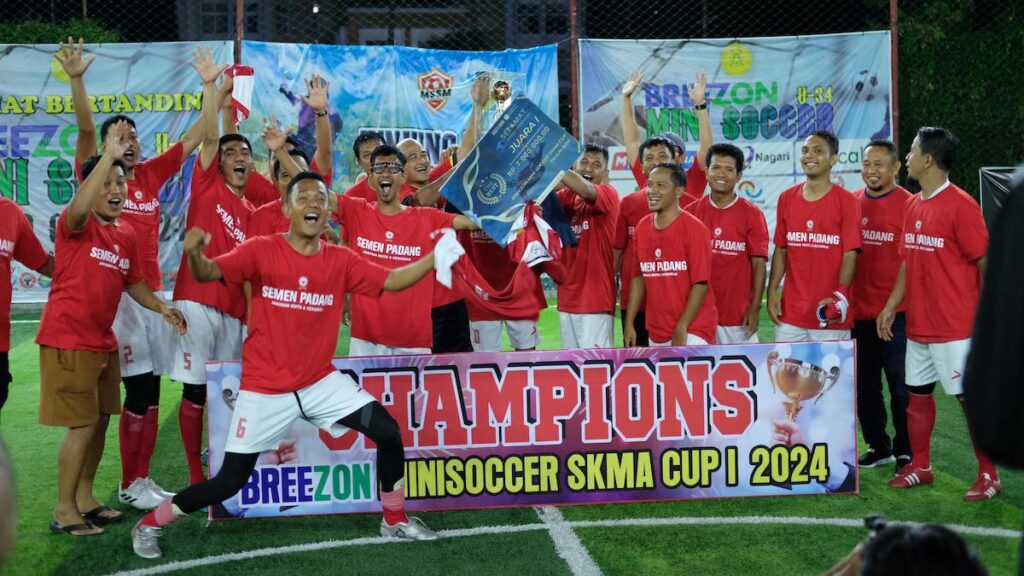 Tim minisoccer Semen Padang juata Breezon Minisoccer SKMA Cup 1 2024. (dok. Humas)