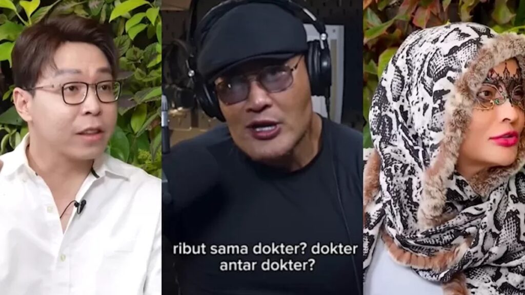 Deddy Corbuzier dan dr Richard Lee serta doktif. (dok. istimewa)