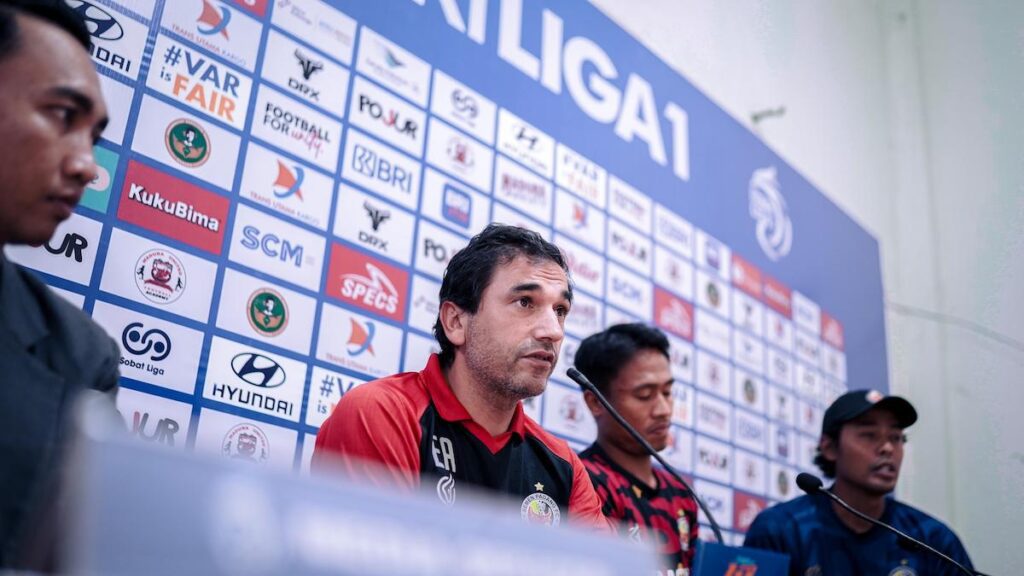 Prematch press conference Madura United kontra Semen Padang FC. (dok. MO SPFC)