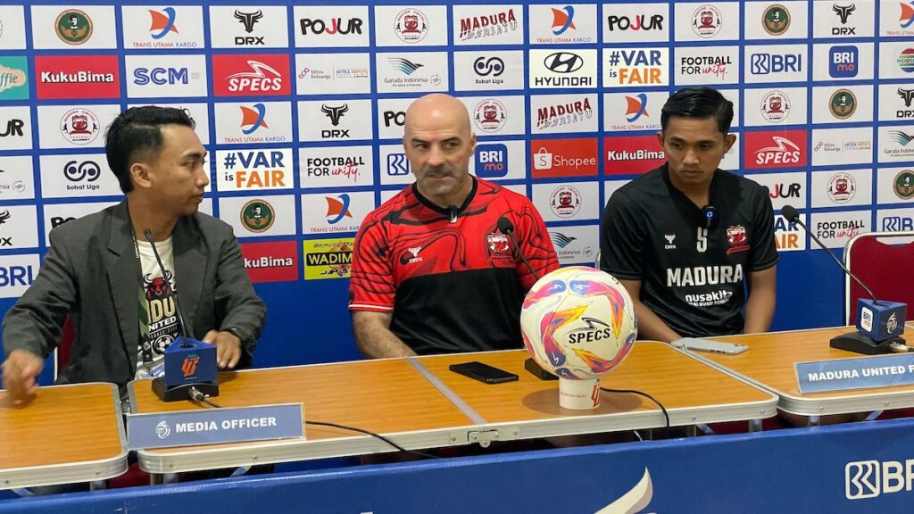 Prematch press conference Madura United vs Semen Padang FC. (dok. LIB)