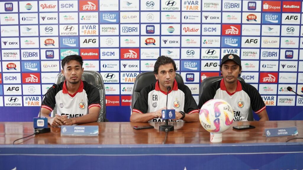 Prematch press conference Persik vs Semen Padang FC. (dok. MO SPFC)