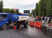 Ini Kronologis Kecelakaan Truk Pertamina dengan Dua Motor di Depan Basko Hotel Padang