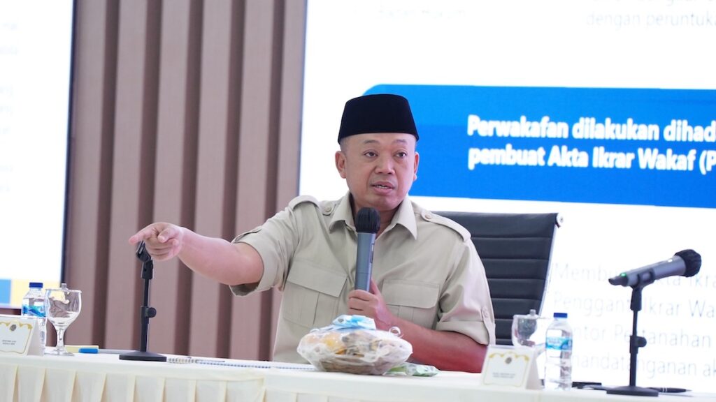 Menteri ATR/BPN Nusron Wahid. (dok. Humas)