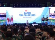 Presiden Prabowo: TNI dan Polri Harus Selalu Mawas Diri dan Koreksi Diri