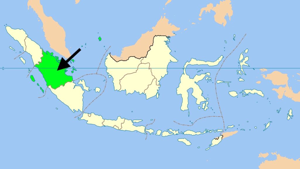 Provinsi Sumatera Tengah. (dok. Wikipedia)