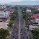 Foto udara suasana car free day (CFD) di Padang. (dok. Antara)