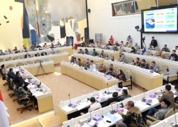 Dengar pendapat Komisi II DPR RI dengan Kementerian ATR/BPN. (dok. Humas)